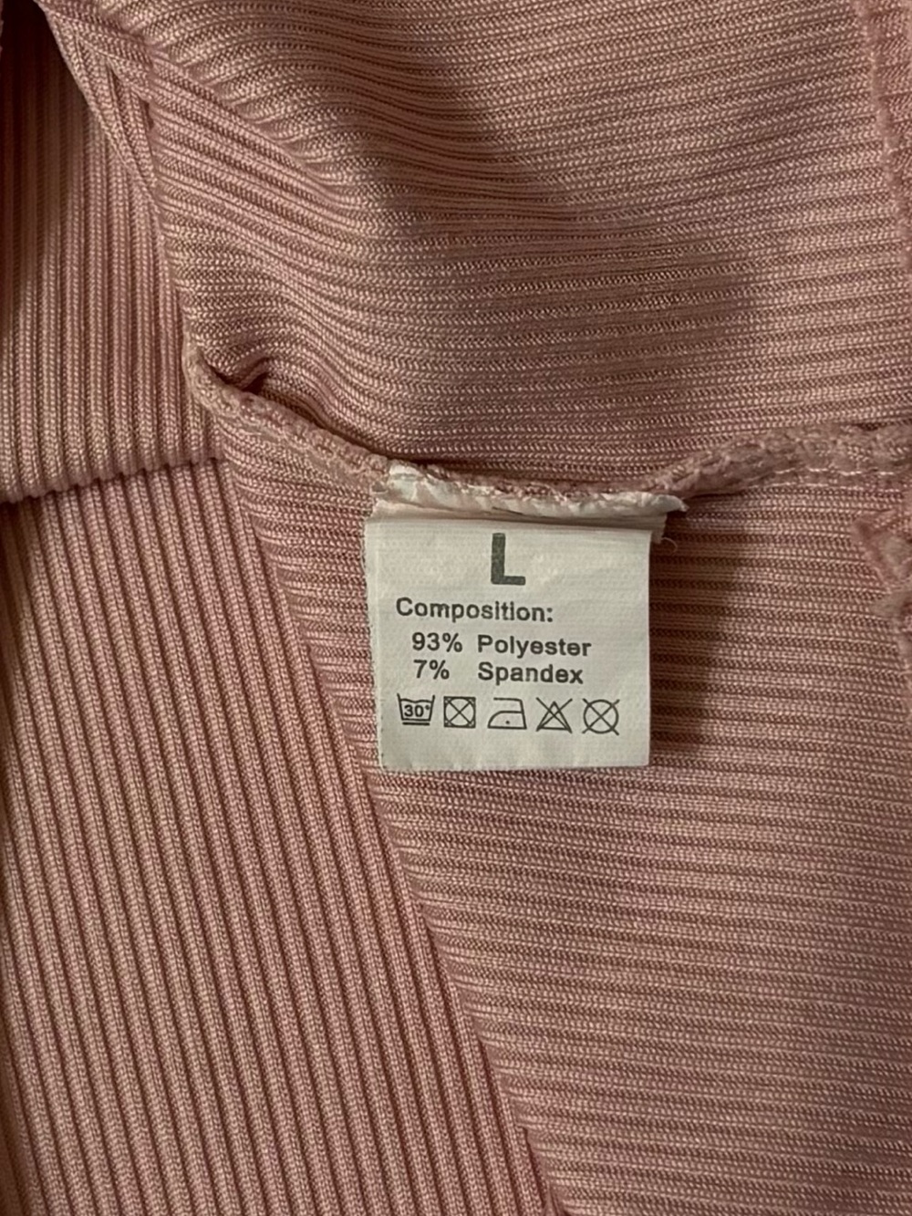 Source Unknown Dusty Rose Ribbed Crop Tank - Picture 3 of 3